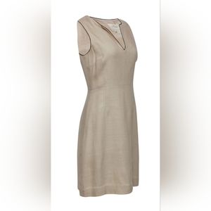 Kate Spade sz 10 beige womens A line 100% viscose